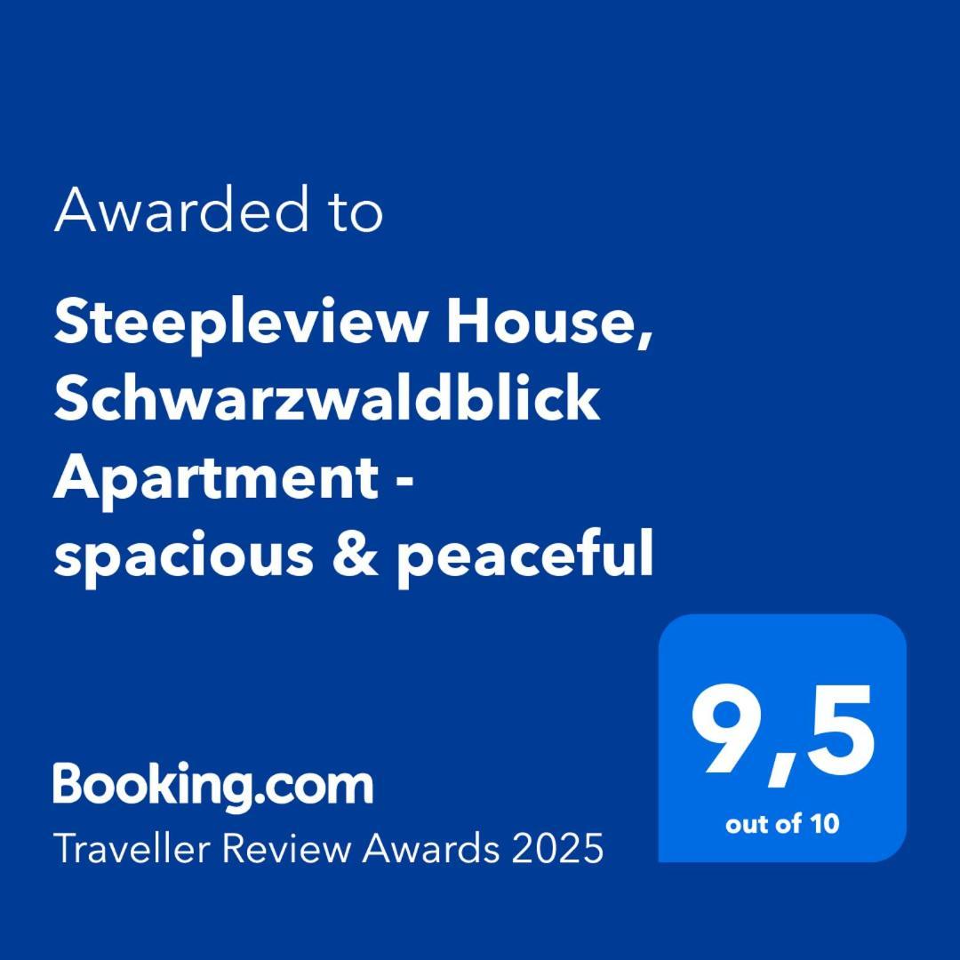 Steepleview House, Schwarzwaldblick - Spacious & Peaceful Apartment *